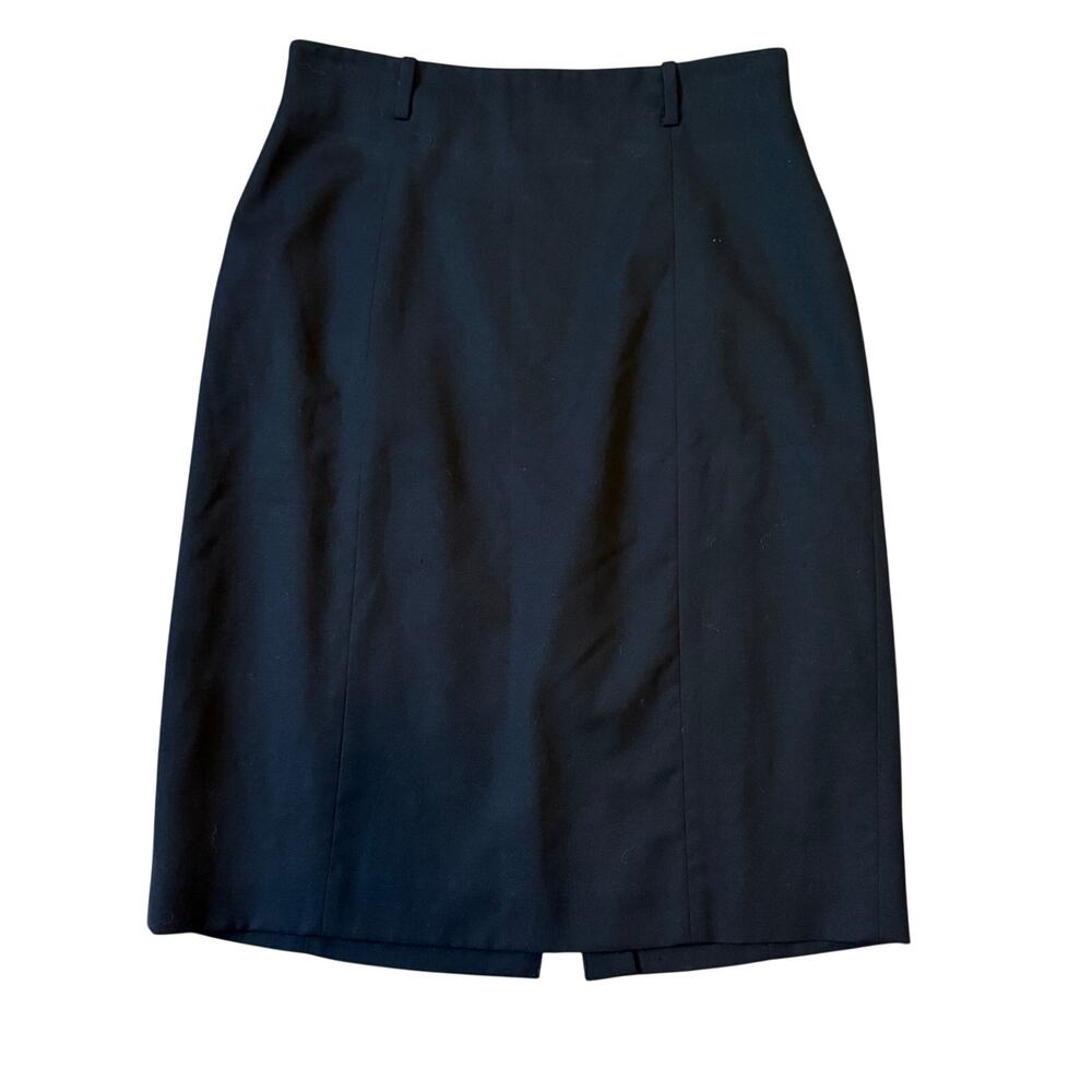 Vintage Liz Claiborne Collection 100% Wool Pencil Skirt Size 12